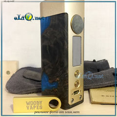 Woody Vapes Stabilized Wood S3 80W TC Box MOD боксмод вариватт с ТК, стаб дерево.