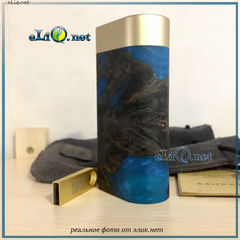 Woody Vapes Stabilized Wood S3 80W TC Box MOD боксмод вариватт с ТК, стаб дерево.