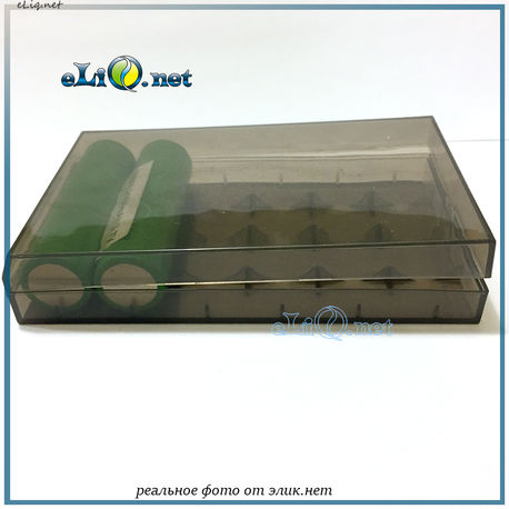 Efest H6 case. Пластиковый кейс для хранения и транспортировки 6 аккумуляторов 18650