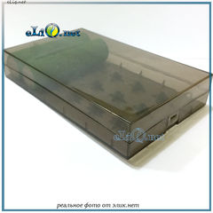 Efest H6 case. Пластиковый кейс для хранения и транспортировки 6 аккумуляторов 18650