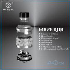 HCigar MAZE RDA - обслуживаемый атомайзер, дрипка. Оригинал.