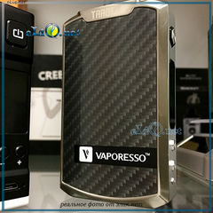 160W Vaporesso TAROT PRO VTC MOD - вариватт с ТК. Стальной и желтый.