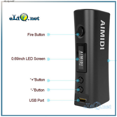 Aimidi Curve V4 Mini TC 75W Box Mod  - боксмод вариватт с температурным контролем.