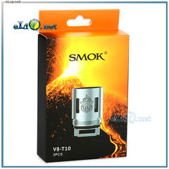 SMOK TFV8 V8-T10 Decuple Core - Десятиспиральный испаритель.
