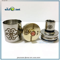 Petri V2 RDA - обслуживаемый атомайзер, дрипка. Клон.