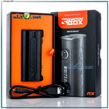 SwitchBox RX TC 75W Box Mod by Vaporshark  - боксмод вариватт с температурным контролем.