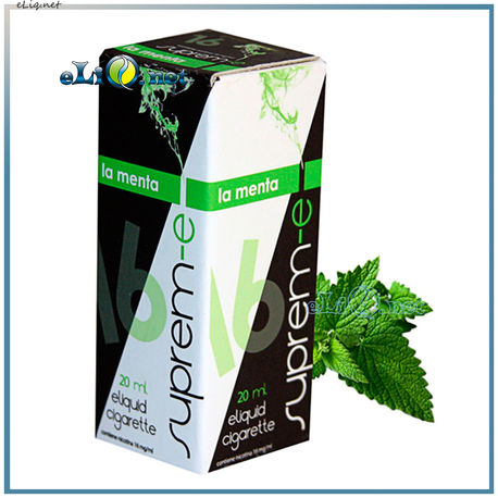 20ml Suprem-e E-liquid - Mint - Zero - Премиальные жидкости из Италии