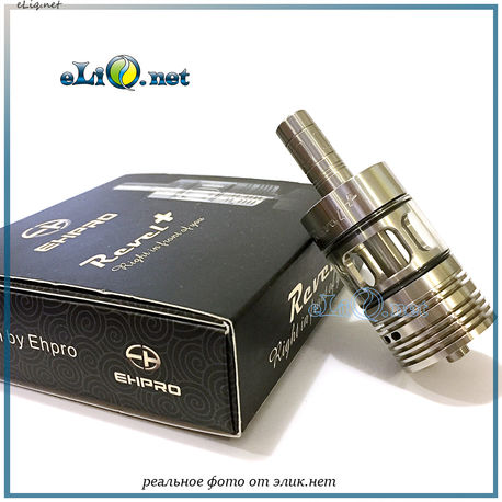 EHPRO Revel Plus RDTA - обслуживаемый атомайзер-танк для дрипа.