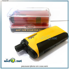 Tesla Aio 70W Kit. Набор всё в одном - Бокс мод + атомайзер с EOCC Coil