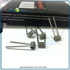 5 шт. Wotofo Triple Core Caterpillar Coil (3*28ga+32ga) 0.2 ОМа.  Kanthal A1. Намотка, спираль.