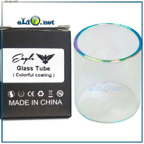 GeekVape Eagle 25 Glass Tube Colorful Coating. Радужная колба для атомайзера Игл 25.
