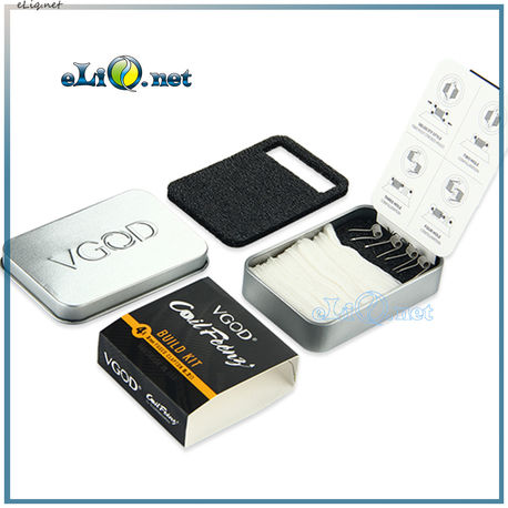 VGOD CoilFeenz Build Kit With 4 Fused Clapton Coils. Комплект спиралей от Вгод.