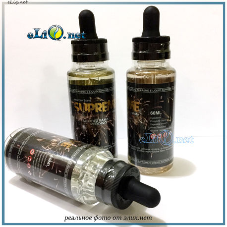 60 мл Supreme - Aromatic Dried Tobacco - Премиальные жидкости.