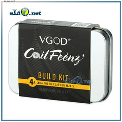 VGOD CoilFeenz Build Kit With 4 Fused Clapton Coils. Комплект спиралей от Вгод.