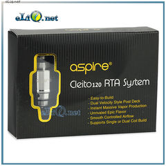 Aspire Cleito 120 RTA System - обслуживаемая голова.