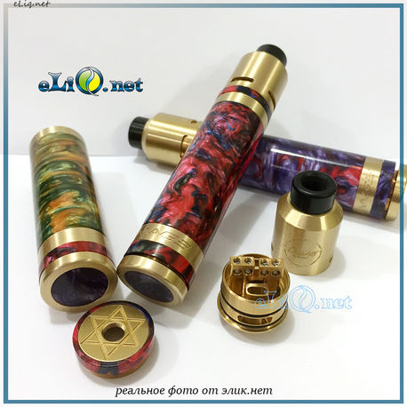 [предзаказ] CoilART MAGE MECH Tricker Kit Resin - механический мод и дрипка для вейп-трюков в корпусе из смолы.