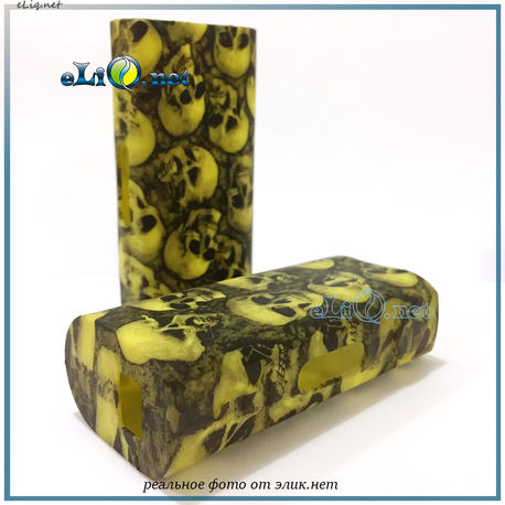 Силиконовый чехол с черепами для  40W iStick TC (Silicone Case)