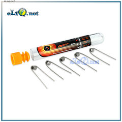 0.7ohm Clapton Kanthal Nichrome (26ga + 32ga) Geek Vape. Гиквейп готовые спирали клэптон коил.