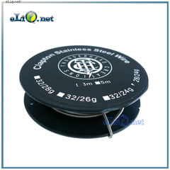 ThunderHead Clapton Stainless Steel Wire 28/24ga. Клептон  из нержавеющей стали 0.32 мм обвит 0.5 мм 3 метра
