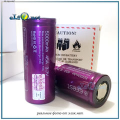[45А] Efest 26650 5000mah (Purple) - Flat top - Высокотоковый аккумулятор