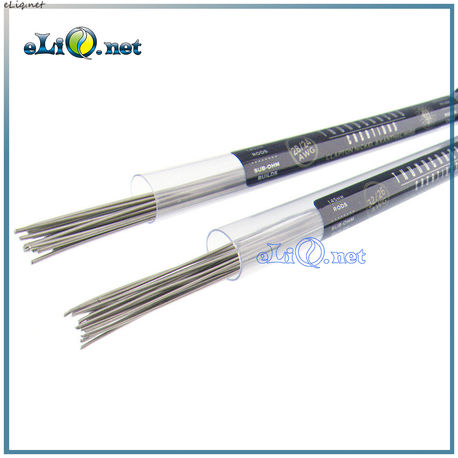 Clapton Kanthal Nickel Wire 28ga + 24ga Thunderhead. Отрезок проволоки клэптон кантал с никелем от Тандерхэд.