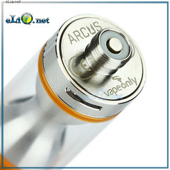 Vapeonly Arcus atomizer 2 ml. Необслуживаемый  бак выполненый в форме песочных часов.