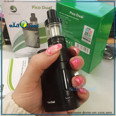 200W Eleaf Pico Dual + Melo 3 Kit - боксмод с ТК Айстик Пико + атомайзер-танк Мело 3 Мини.
