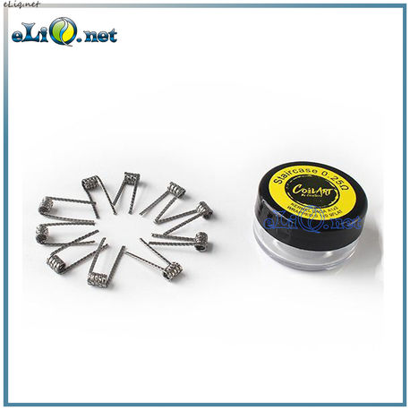 CoilArt 0.25оhm Staircase. Койлы Стеиркейс из кантала от Койларт.