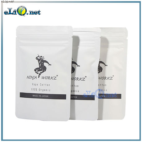 Ninja Workz Cotton. Японский коттон для вейперов.