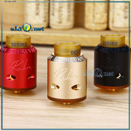 Дрипка Desire Rabies RDA - обслуживаемый атомайзер для дрипа. Оригинал. Бешенство.