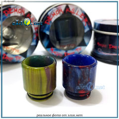 810 Demon Killer Magic Resin Drip Tip дрип-тип, мундштук для SMOK TFV8, Гриффин, iJoy Tornado и других
