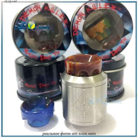 528-В Demon Killer Magic Resin Drip Tip дрип-тип, мундштук подходящий для многих современных атомайзеров.
