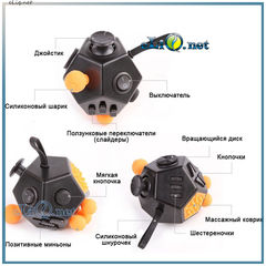 Игрушка антистресс - релакс Fidget Toy Cube Relieves Stress And Anxiety And Relax Fidget Dice
