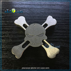 Спиннер Череп. Hand spinner fidget toy Skull.