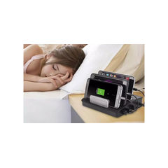 Док-станция, зарядка, спикер. Super Bass Bluetooth Speaker Dock with 4-Port Faster Charging Station Dock C007