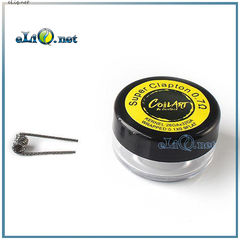 0.7 Ом. CoilART Super Clapton 26ga * 32ga A1 0,1 * 0,9 FLAT крутые койлы от компании Койларт.