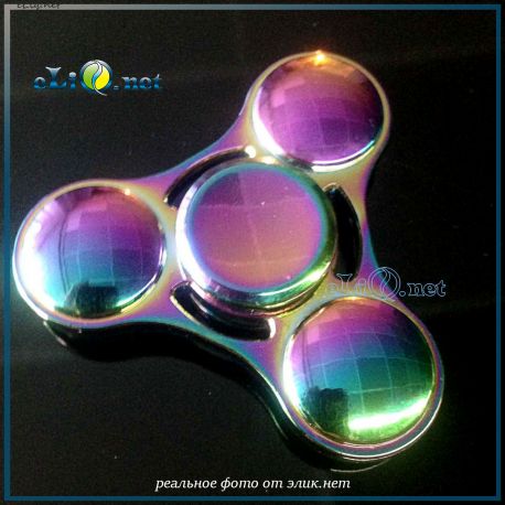Спиннер Радуга / Tri Fidget Hand Spinner / Игрушка антистресс.