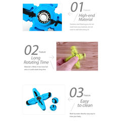 Силиконовый спиннер с магнитом и четырьмя лепестками. Vapesoon Silicone Hand Spinner Fidget Toy with Four Spins