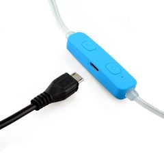 Color Change LED Earphones iPhone, Samsung светящиеся наушники - гарнитура для смартфонов.