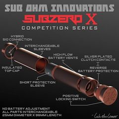 Subzero X Competition Kit от Sub Ohm Innovations (SOI) - оригинал. Мехмод и дрипка SZX