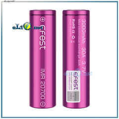 Efest IMR 20700 3000mAh 30A Flat Top Li ion Rechargeable Battery - Высокотоковый аккумулятор