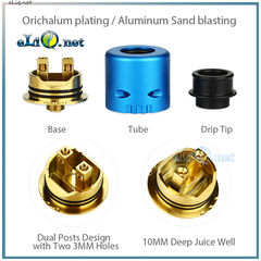 Дрипка Advken Ziggs V2 RDA - обслуживаемый атомайзер для дрипа. Оригинал.