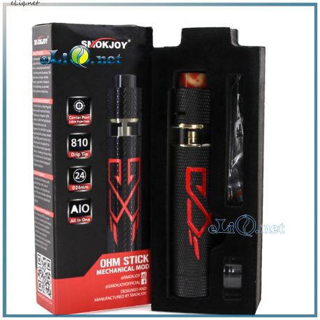Smokjoy Ohm Stick Mech Mod - механический мод и атомайзер RDTA - устройство два в одном.