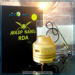 Дрипка Oumier Wasp Nano RDA. Обслуживаемый атомайзер Оса.