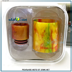 TFV8 Demon Killer Resin Kit колба и дрип-тип для Smok Tfv8 из смолы.