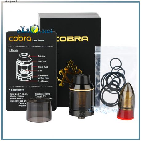 Asvape Cobra Tank Atomizer 3.8ml атомайзер Кобра