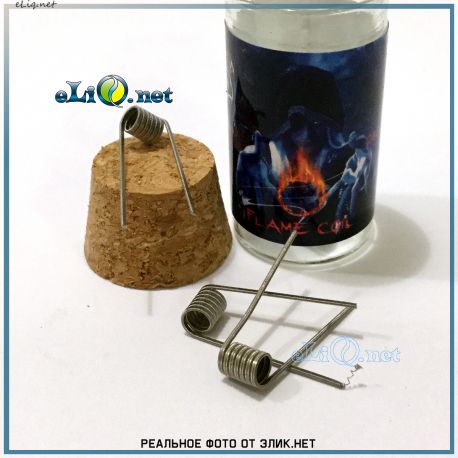 Тип A Demon Killer N80 Flame Coil 28ga*2+38ga. Фьюзед клептон из нихрома