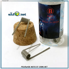 Тип B. Demon Killer N80 Flame Coil 28ga*3+38ga. Трипл фьюзед клептон из нихрома
