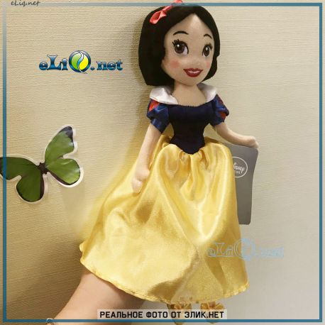 Plush Snow White - Принцесса Белоснежка плюшевая кукла. Дисней оригинал. Disney.
