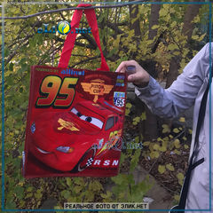 Молния МакКвин Reusable Tote - сумка Тачки. Дисней оригинал из США. (Cars, Disney)